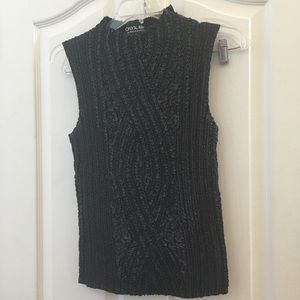 FINAL MARKDOWN Ladies onyx nite top small